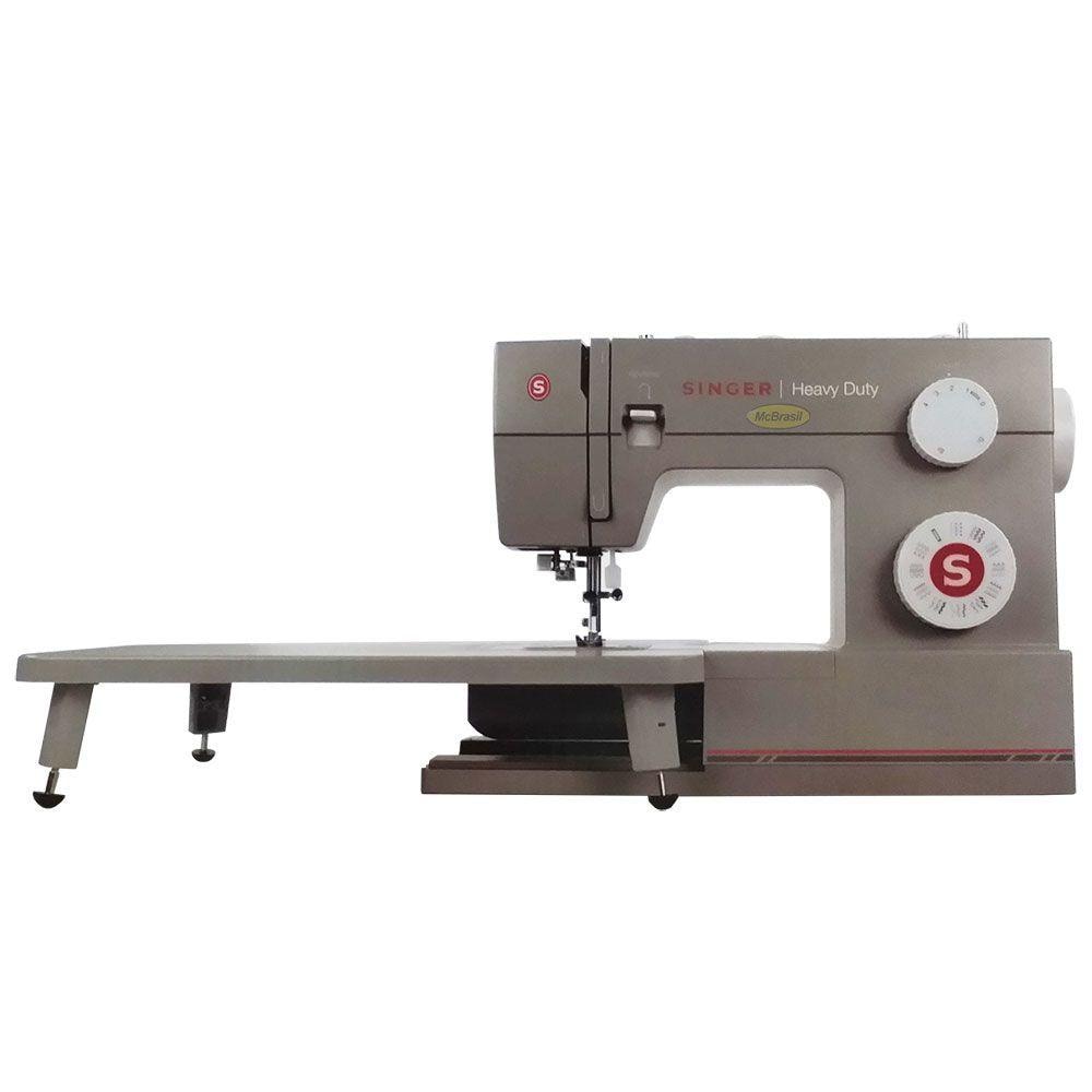 Imagem do Maquina De Costura Singer Facilita Pro 4432 Super Forte Com Mesa Extensora