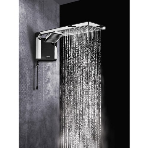 Imagem do Lorenzetti Acqua Ultra Duo 220v Chuveiro Ducha Eletrico De Parede Preto Cromado 7800w