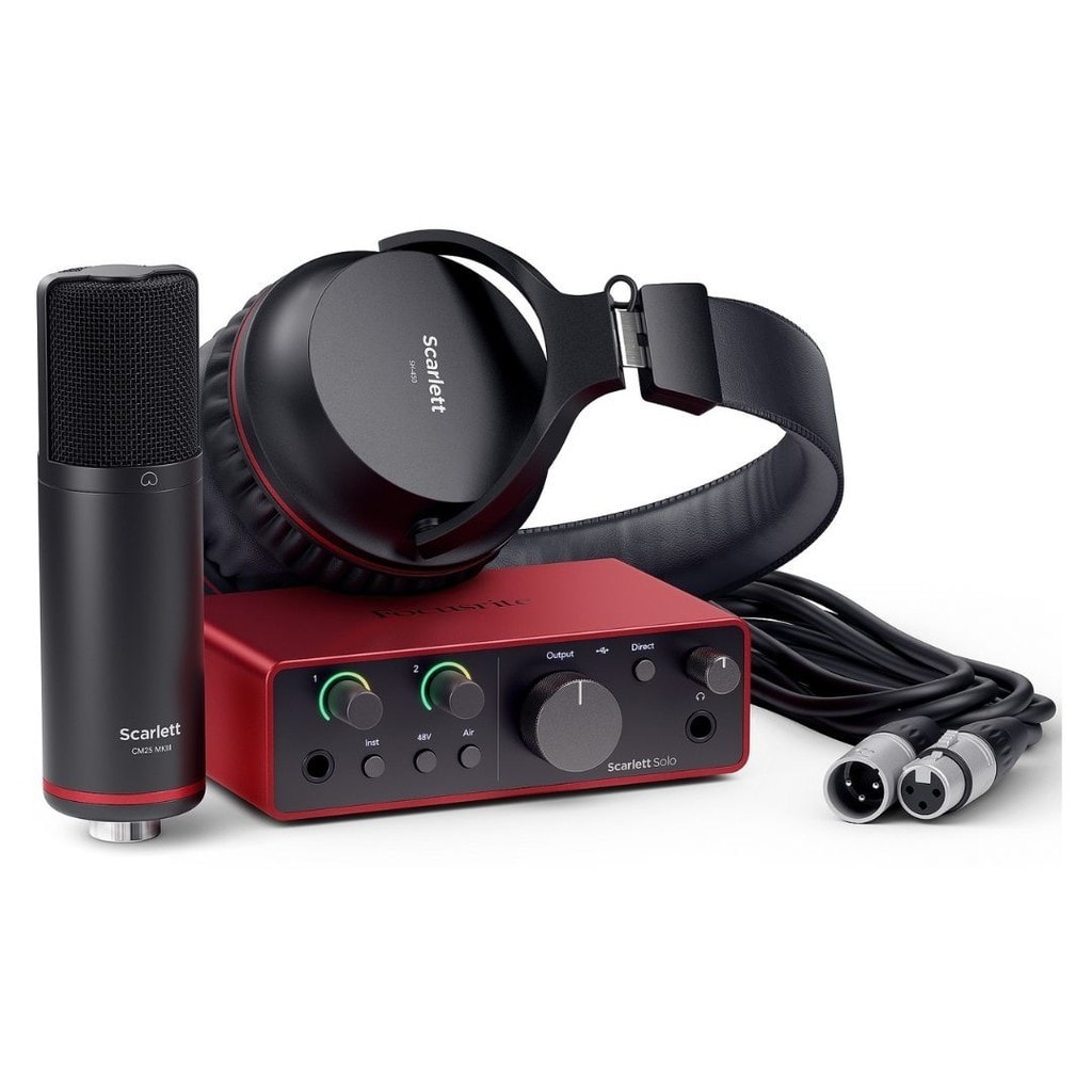 Imagem do Interface De Audio Focusrite Scarlett Solo Studio 4th Gen