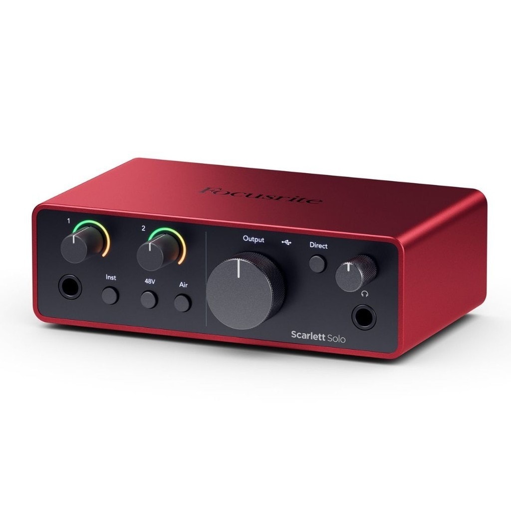 Imagem do Interface De Audio Focusrite Scarlett Solo 4th Gen