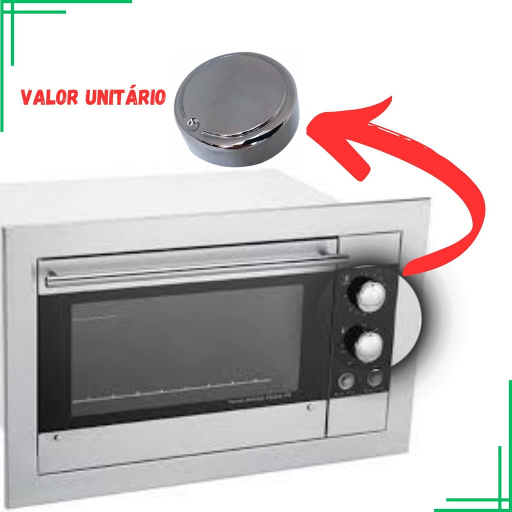 Imagem do Botao Manipulador Forno Eletrico Fischer Fit Line Original