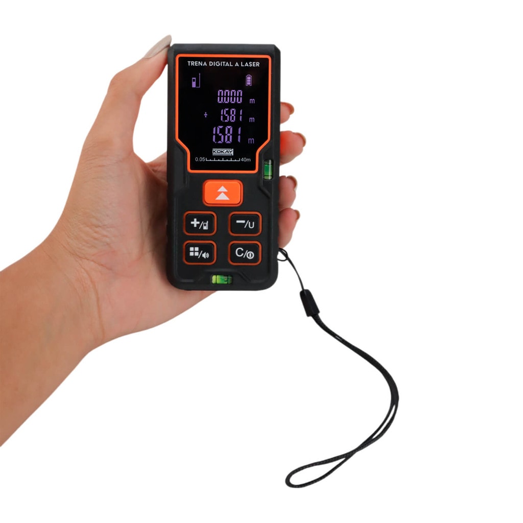 Imagem do Trena A Laser Digital Sc40 Profissional 40m Com Cordao