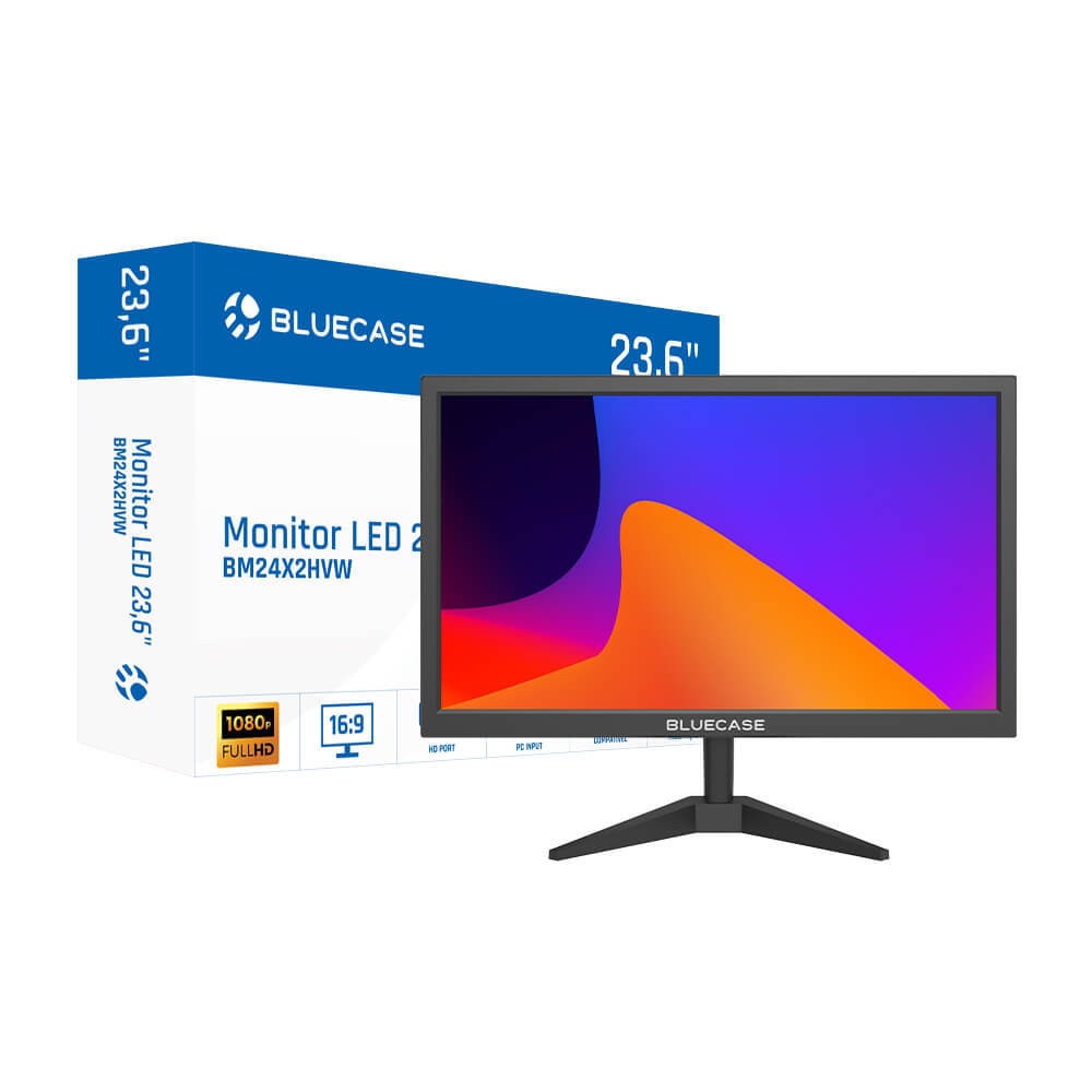 Imagem do Monitor 23 6 Led Full Hd Hdmi Bluecase Bm24x2hvw Cor Preto