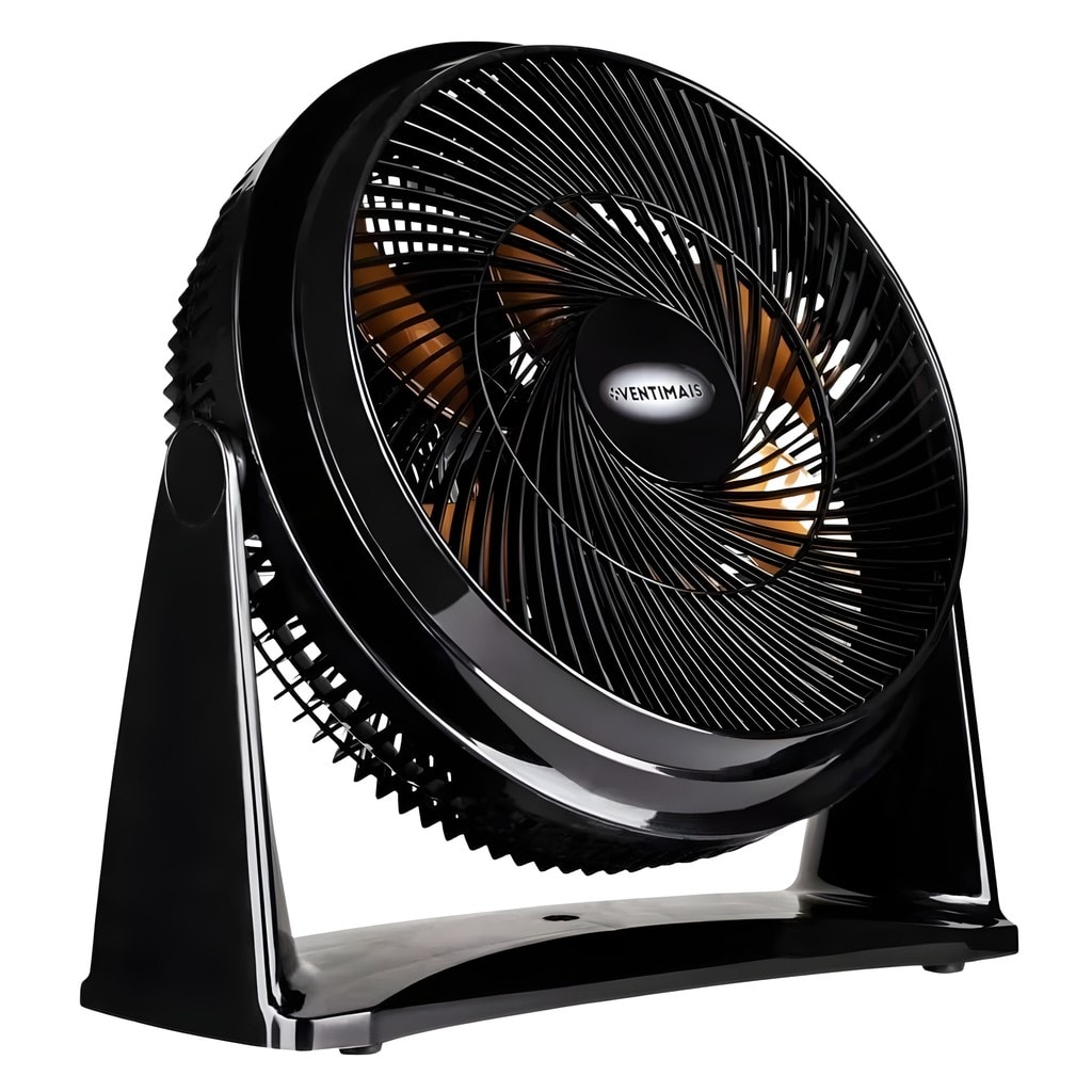 Imagem do Ventilador Circulador De Ar Ventimais 35cm Chao Mesa E Parede Preto E Bronze