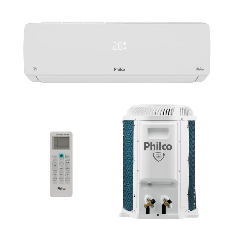 Imagem do Ar Condicionado Split Inverter Hi Wall Philco 24000 Btus Quente Frio Pac24000iqfm15 220v