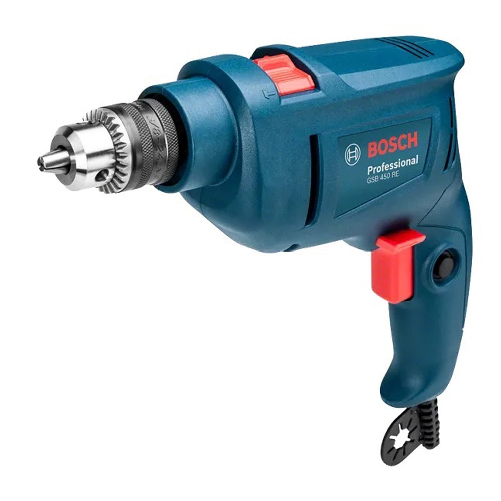 Imagem do Furadeira Eletrica De Impacto Profissional Gsb 450 Re 450w Bosch