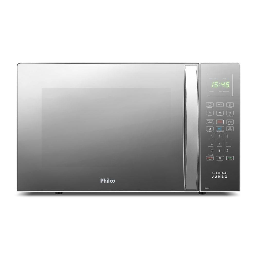 Imagem do Micro Ondas Philco 42l Pmo42eb Branco Espelhado