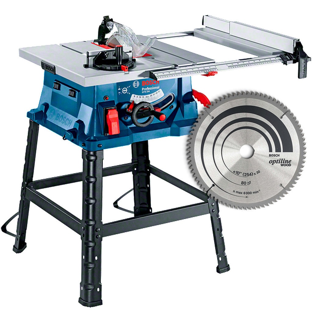 Imagem do Serra De Bancada Gts 254 Bosch Circular 10 1800w Com 1 Disco