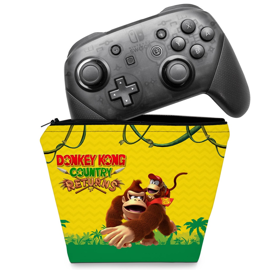 Imagem do Capa Nintendo Switch Pro Controle Case Donkey Kong Country Returns
