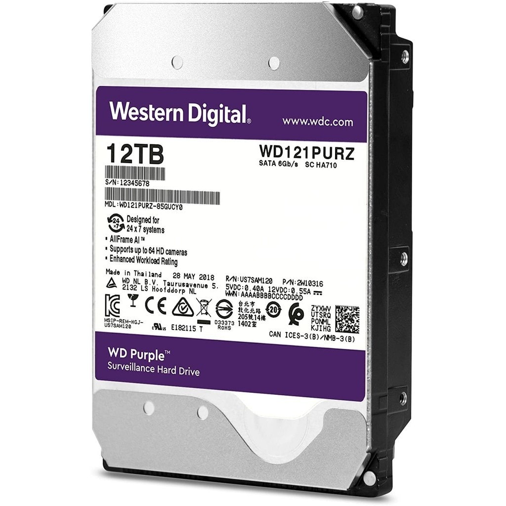 Imagem do Hd Purple Pro 12tb Western Digital