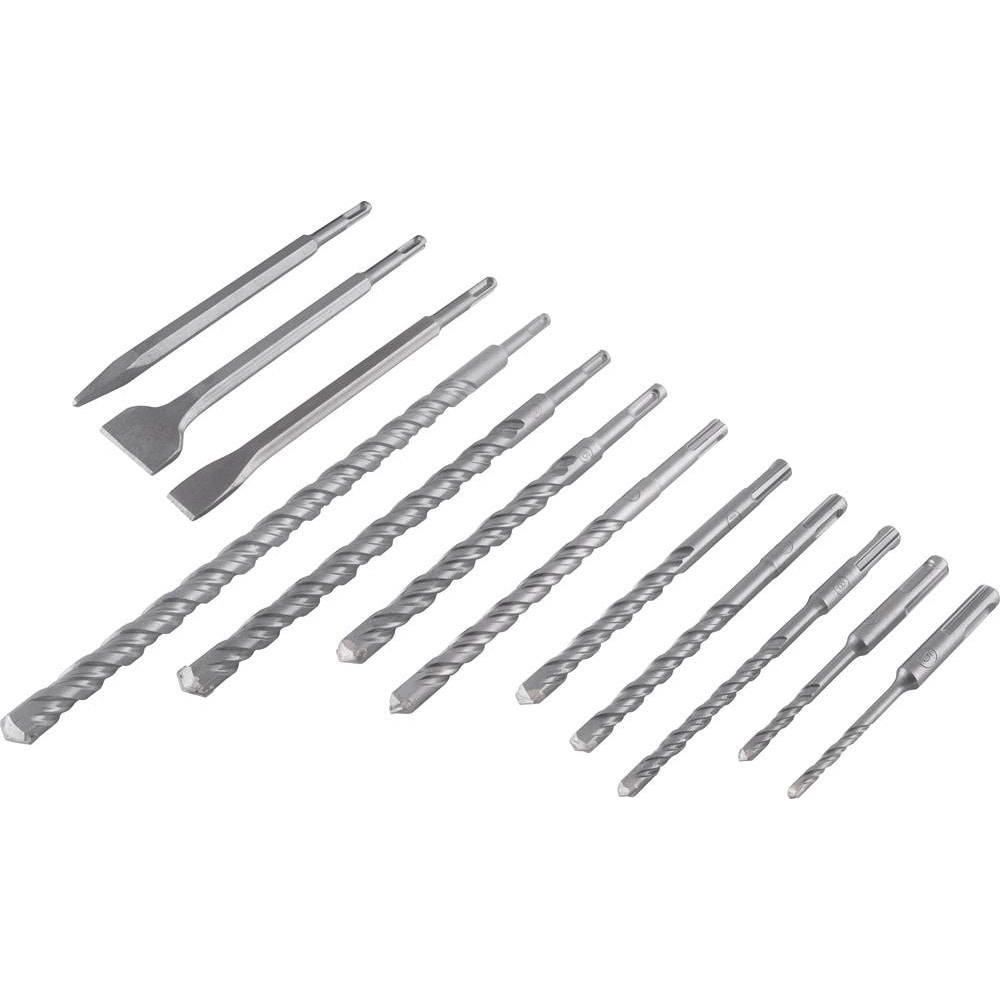 Imagem do Jogo De Brocas Ponteiro Talhadeiras Sds Plus 12 Pcs Vonder