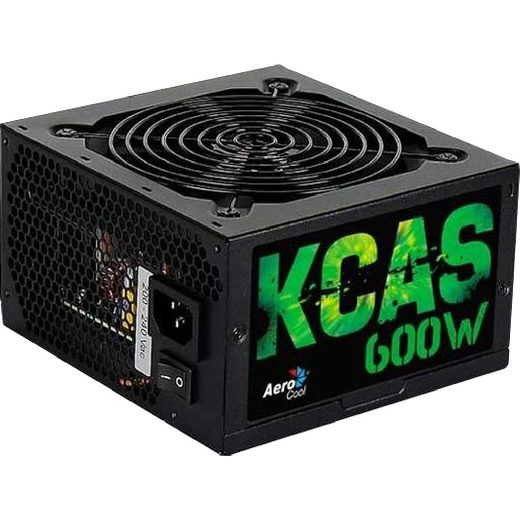 Imagem do Fonte De Alimentacao Atx Aerocool Atx 600w 80 Plus Bronze Full Range Kcas 600w