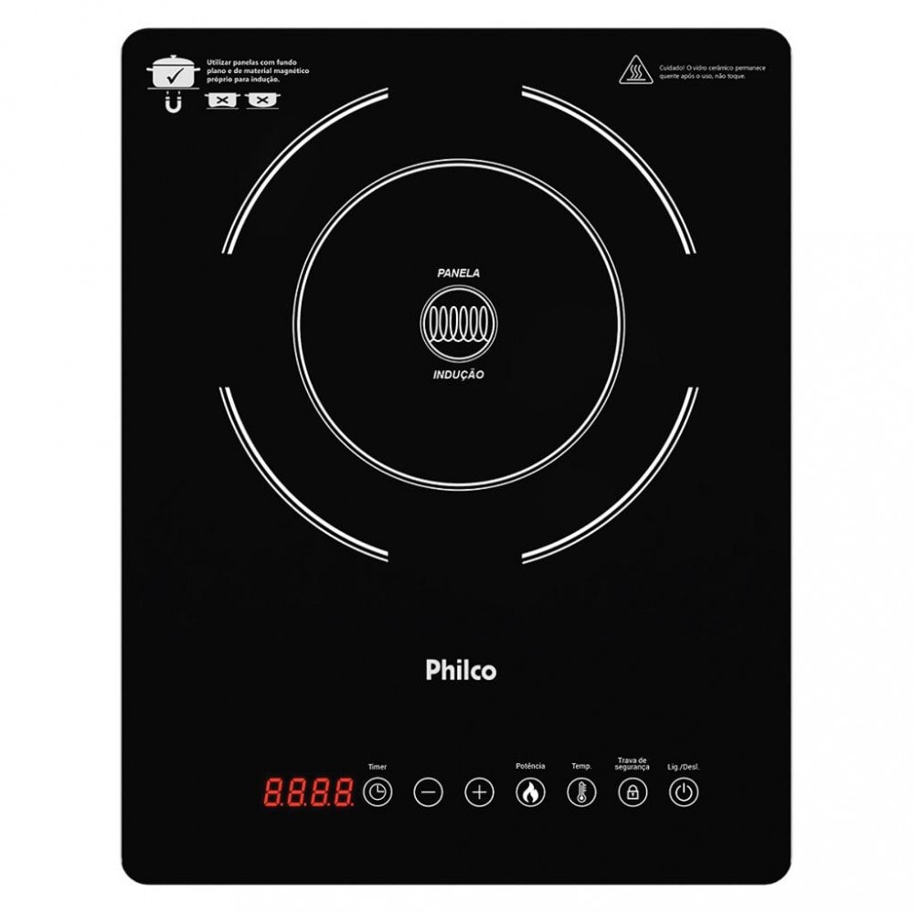 Imagem do Cooktop De Inducao 1 Boca Philco Pct12p