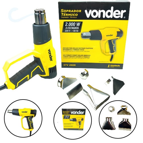 Imagem do Soprador Termico Stv 2000 220v Vonder