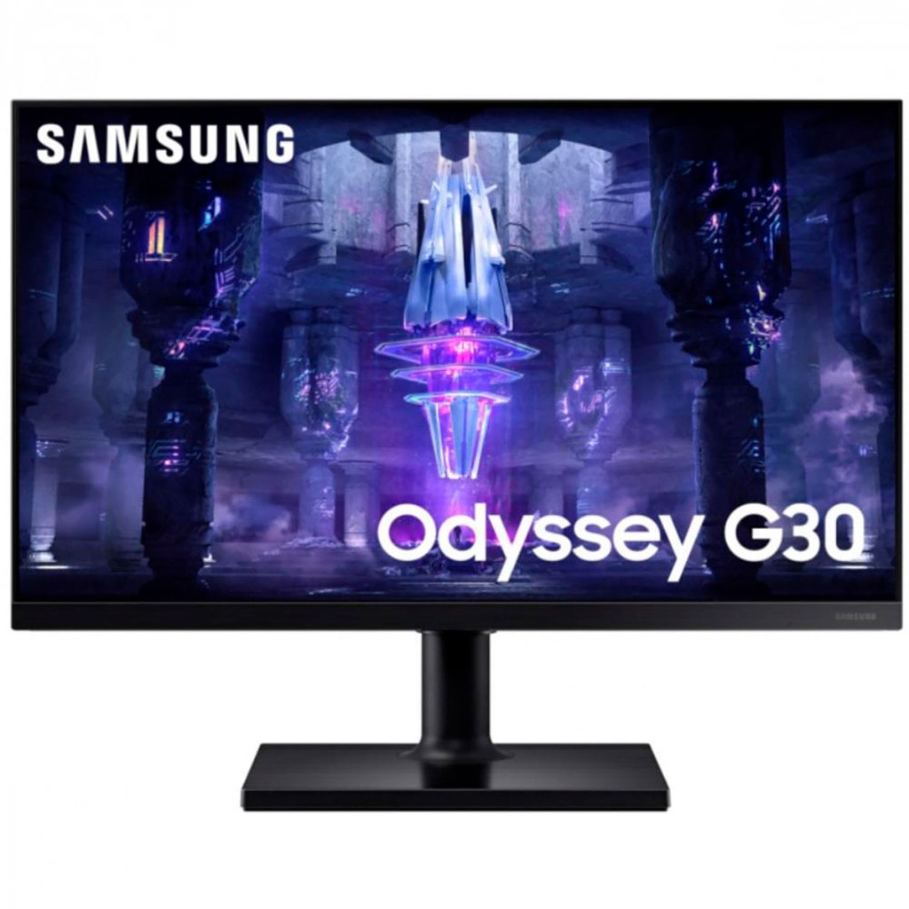 Imagem do Monitor Gamer Samsung Odyssey G30 24 Led Fhd 144hz 1ms Preto Ls24bg300elmzd