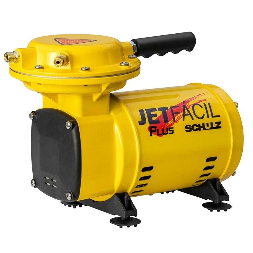Imagem do Moto Compressor De Ar Direto 220v Monofasico Jet Facil Plus Compacto Portatil 79 Acessorios Schulz