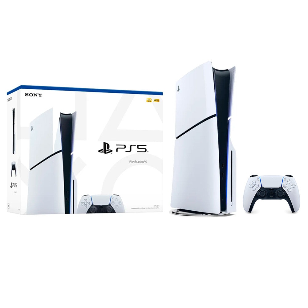 Imagem do Console Sony Playstation 5 Slim Disk 1tb Dualsense Branco