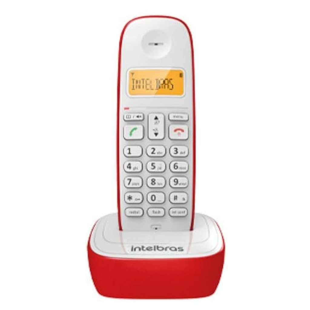 Imagem do Telefone Sem Fio Intelbras Ts 7510 Vermelho