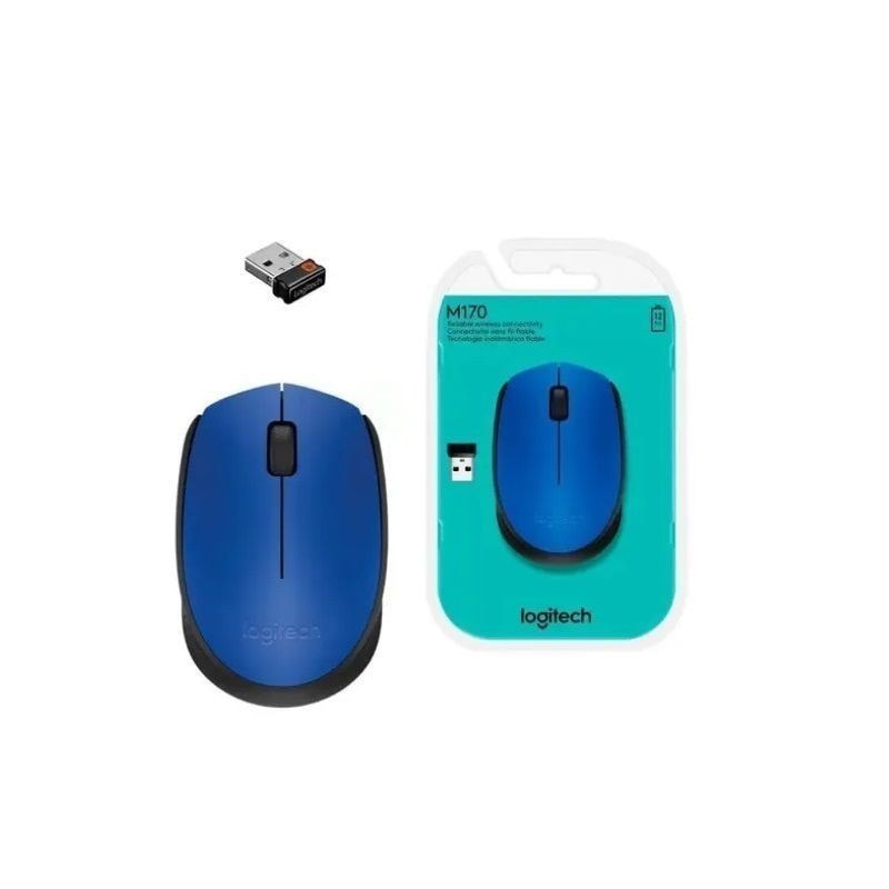 Imagem do Mouse Logitech S Fio M170 Azul