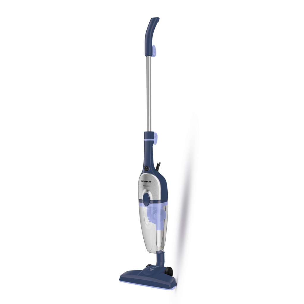 Imagem do Aspirador De Po Vertical Mondial Turbo Cycle Hepa Ap 41 Bli 1550w Azul Escuro Com Inox