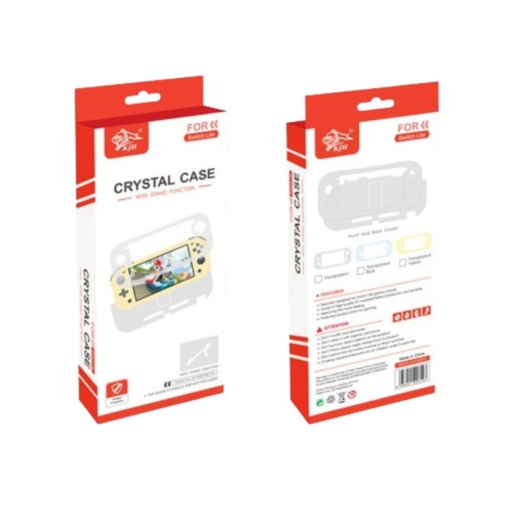 Imagem do Case Capa De Acrilico Cristal Transparente Para Nintendo Switch Lite 3 Cores