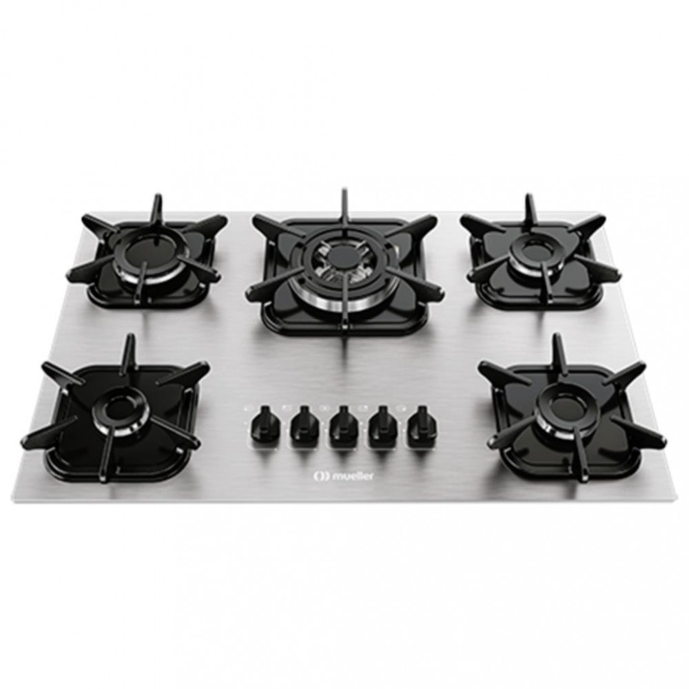 Imagem do Cooktop 5 Bocas Mueller Tripla Chama Mcg5bk