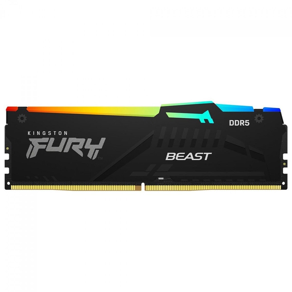Imagem do Memoria Ddr5 Kingston Fury Beast Expo Rgb 8gb 6000mhz Black