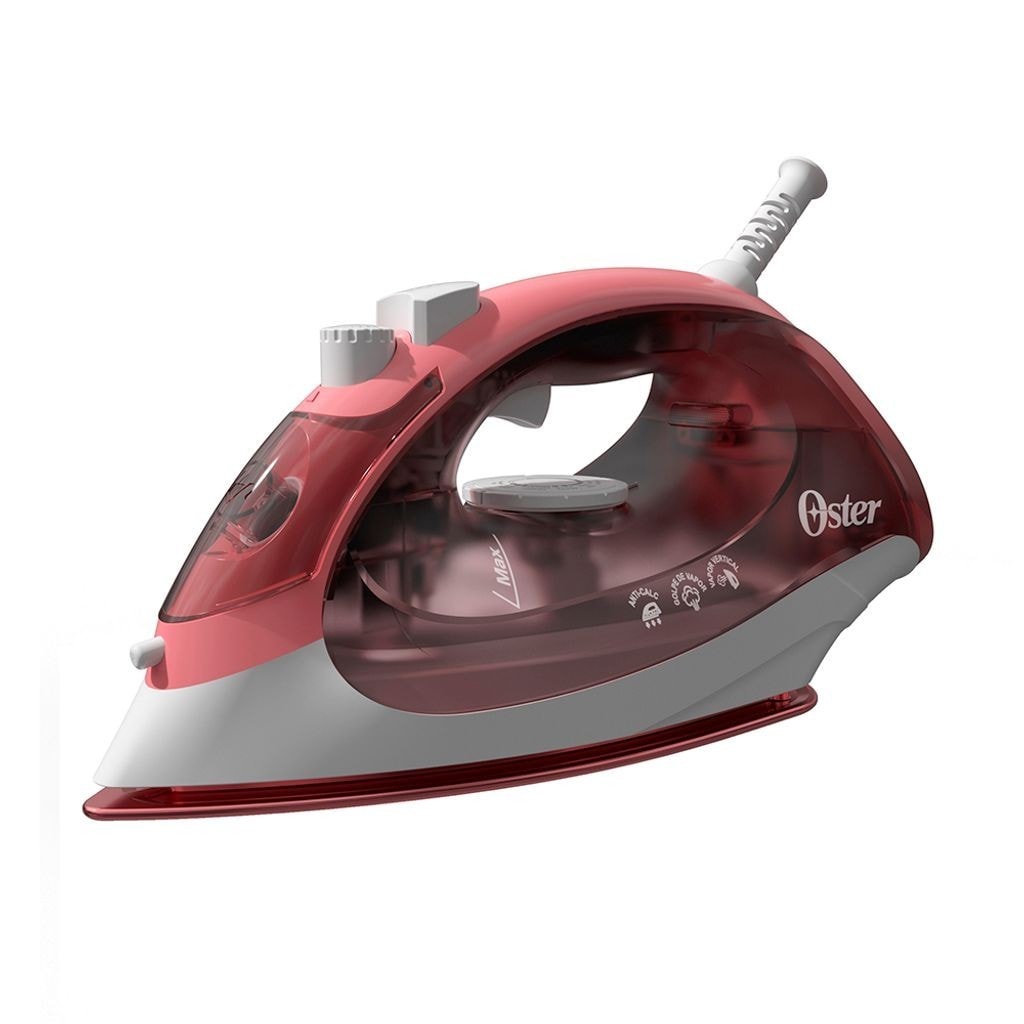 Imagem do Ferro De Passar A Vapor Base Ceramica Branco E Rosa 127v Oster