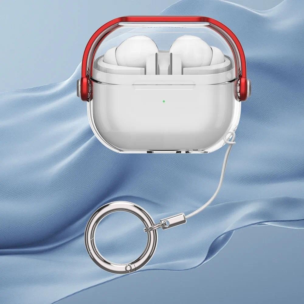 Imagem do Capa Transparente De 8 Cores Para Samsung Buds 3 Pro Fundas Galaxy Buds3 Buds3pro Com Gancho