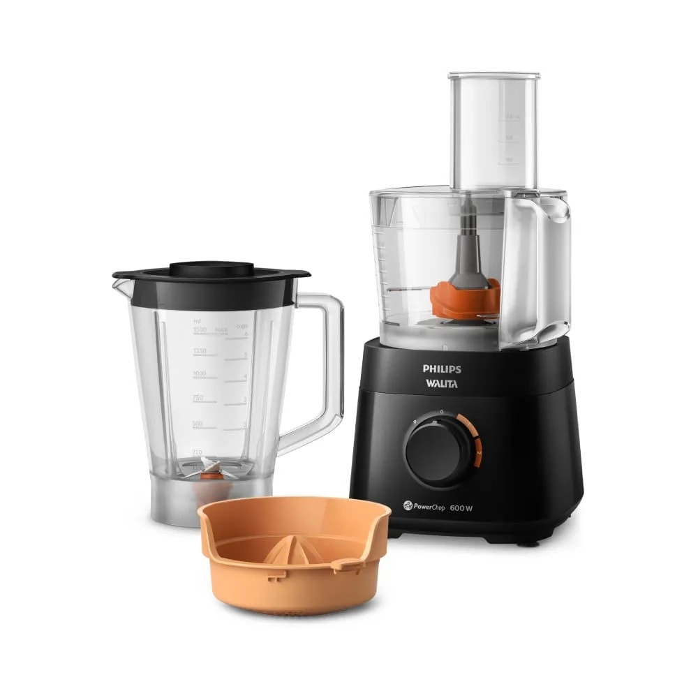 Imagem do Multiprocessador Power Chop 600 Preto 600w Philips Walita 127v