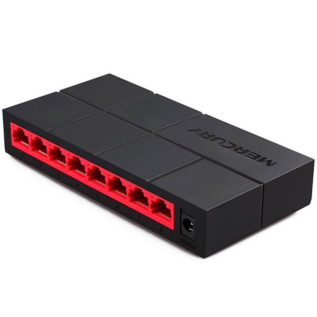 Imagem do Switch 8 Portas Mercusys Ms108g 8 Portas Gigabit 10 100 1000mbps