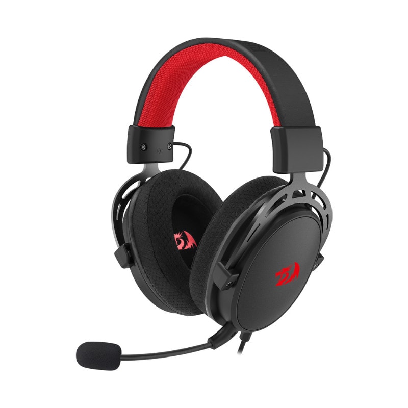 Imagem do Headset Gamer Redragon Cragblade 53mm Microfone Removivel Preto H541