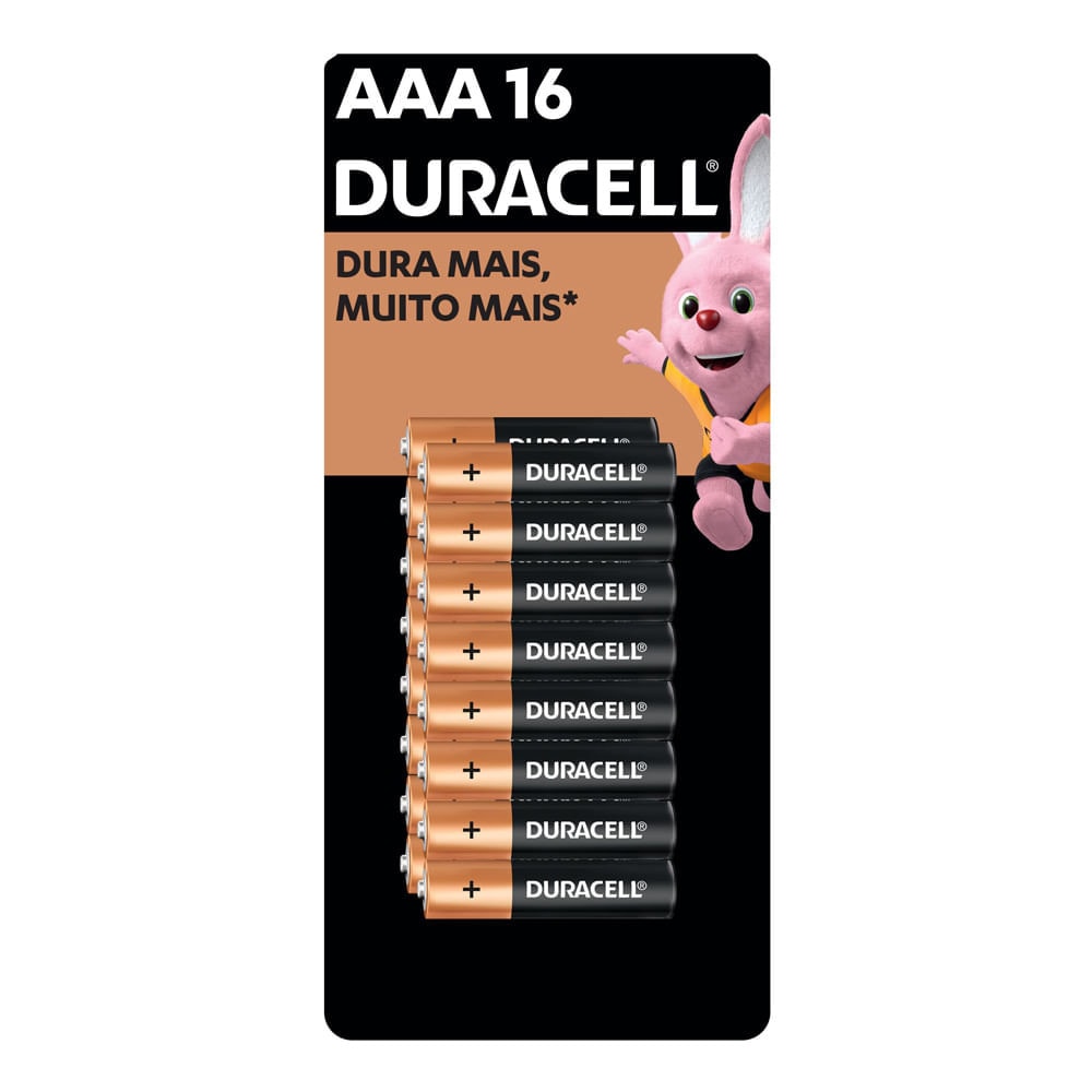 Imagem do Pilha Duracell Aaa Alcalina 16 Unidades
