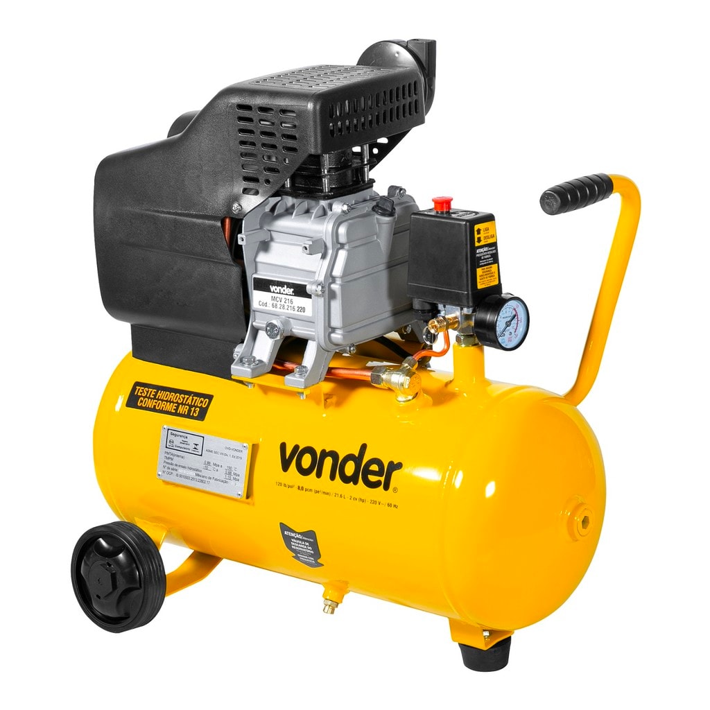 Imagem do Motocompressor De Ar 21 6l Mcv 216 Vonder 220v