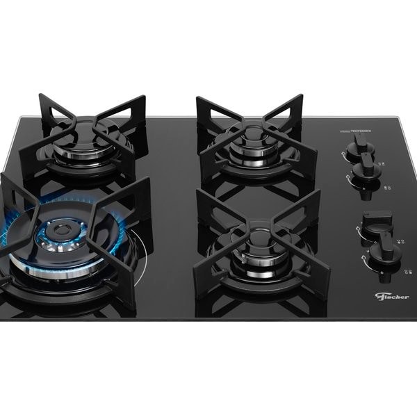 Imagem do Fogao Cooktop Fischer 4 Bocas Tripla Chama Fit Line 36330 102673