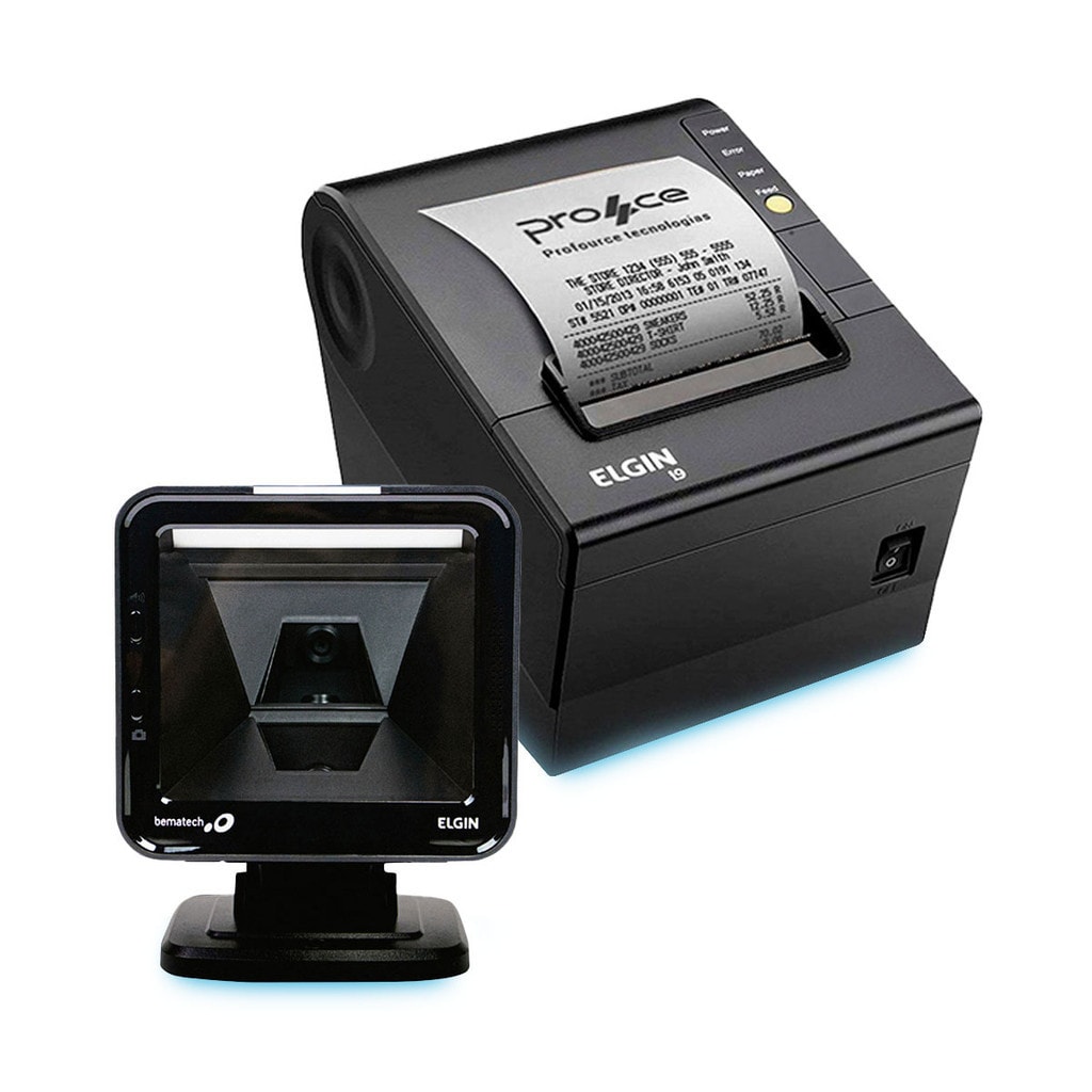 Imagem do Impressora Elgin I9 Com Leitor El8600 Fixo