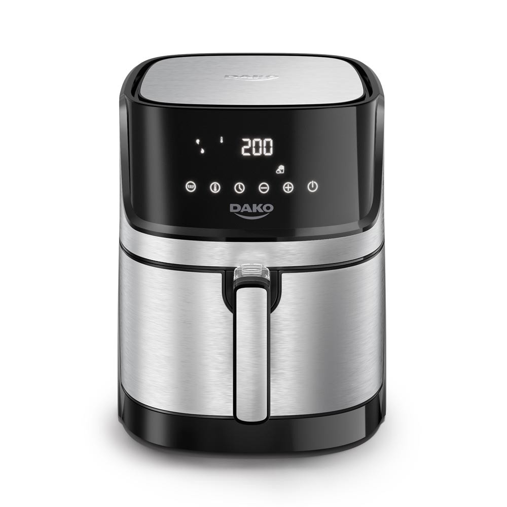 Imagem do Fritadeira Air Fryer Dako Digital 5l 1700w Preto Com Inox 127v