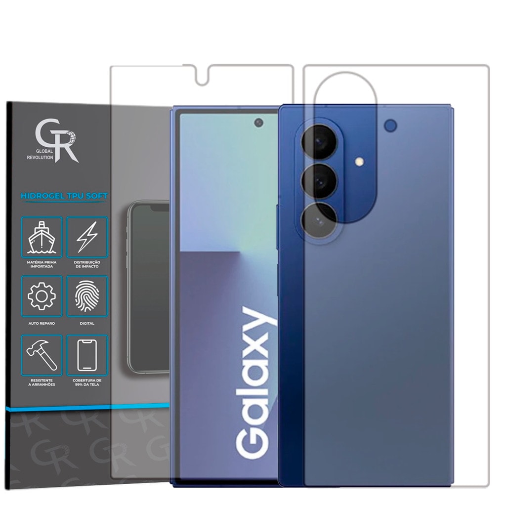 Imagem do Pelicula Hidrogel Frente Verso Para Samsung Galaxy Z Fold 7