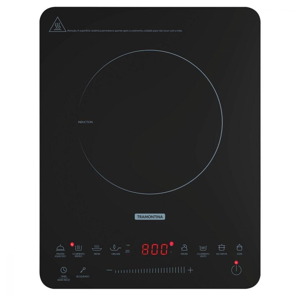Imagem do Cooktop Portatil Inducao Tramontina 94714132 Slim Touch 220v