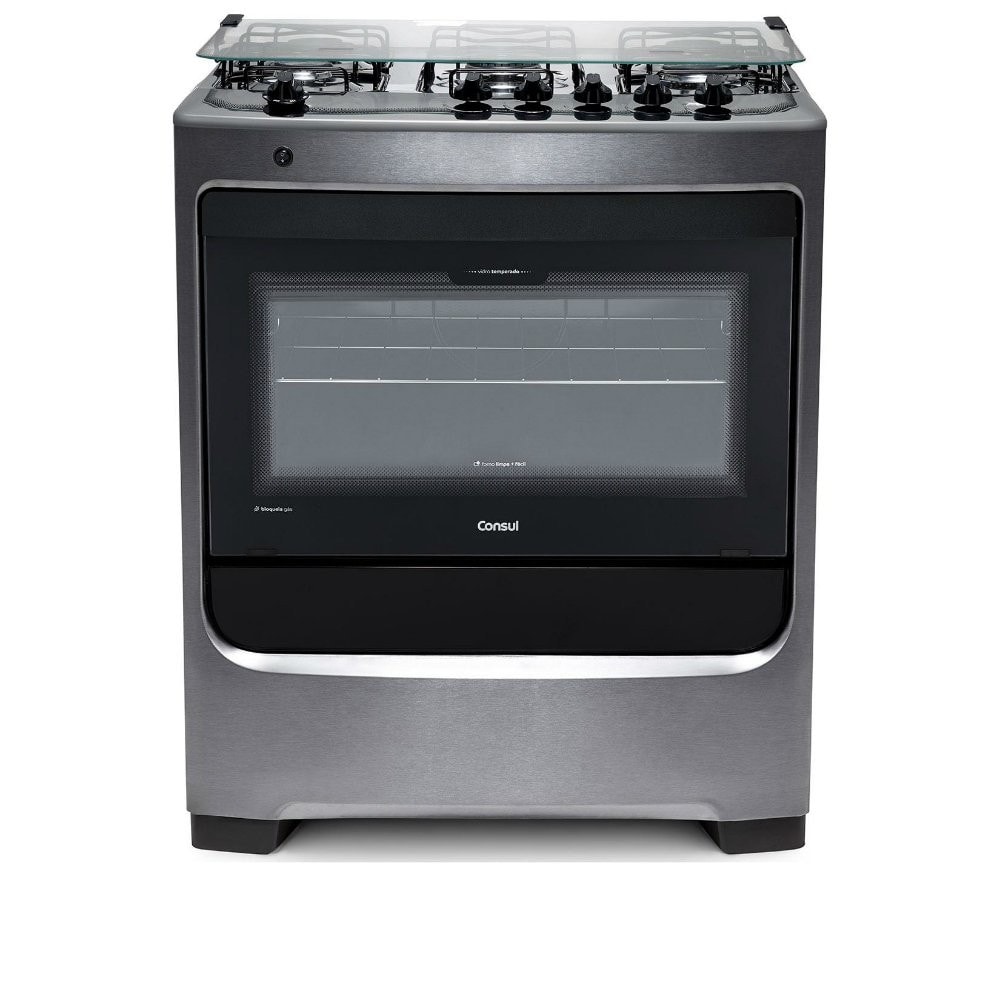 Imagem do Fogao 5 Bocas Consul Acendimento Automatico Cfs5nar
