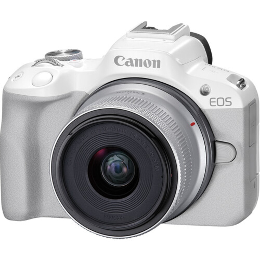 Imagem do Camera Canon Eos R50 Mirrorless 18 45mm Branca Br