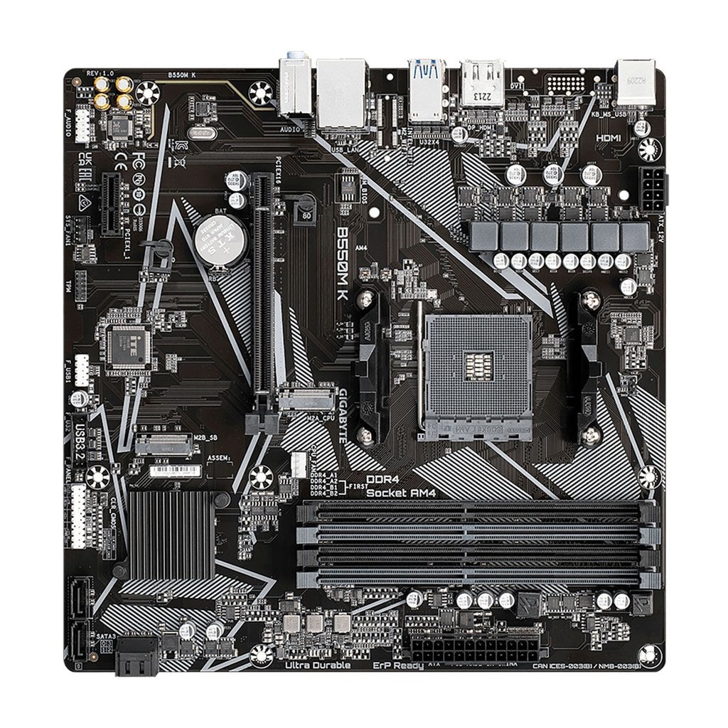 Imagem do Placa Mae Gigabyte B550m K Am4