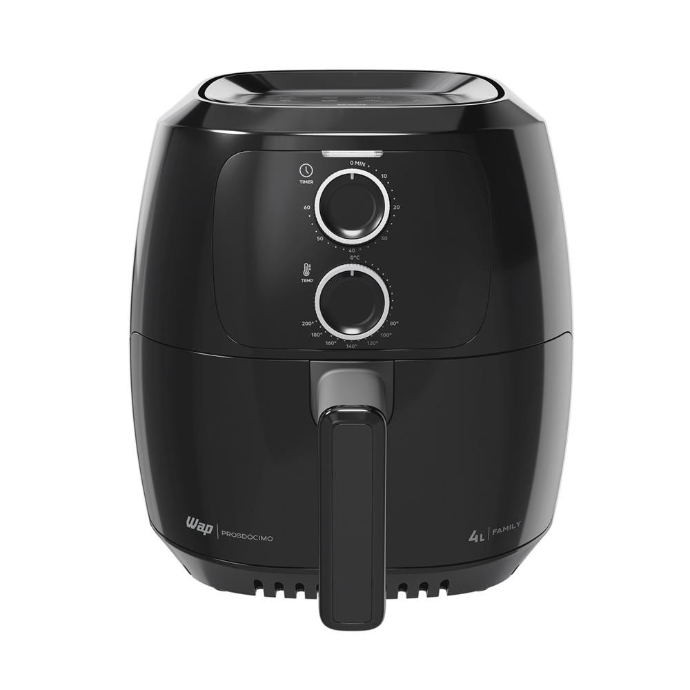 Imagem do Fritadeira Eletrica Air Fryer Wap Family 4l 1500w 220v Preto