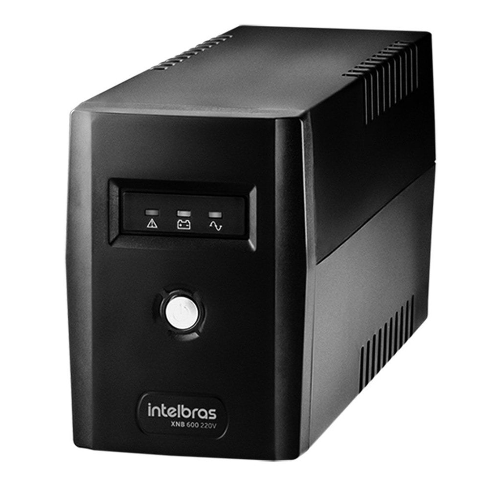 Imagem do Nobreak 600va Xnb Intelbras Monovolt Entrada Saida 220v 4 Tomadas