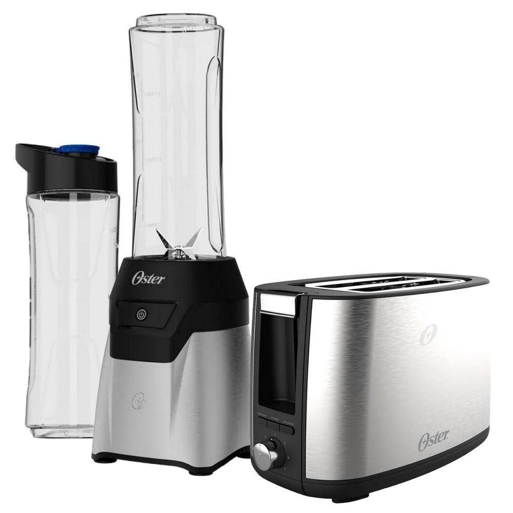 Imagem do Kit Blender Power 2 Jarras E Torradeira Inox Oster 220v