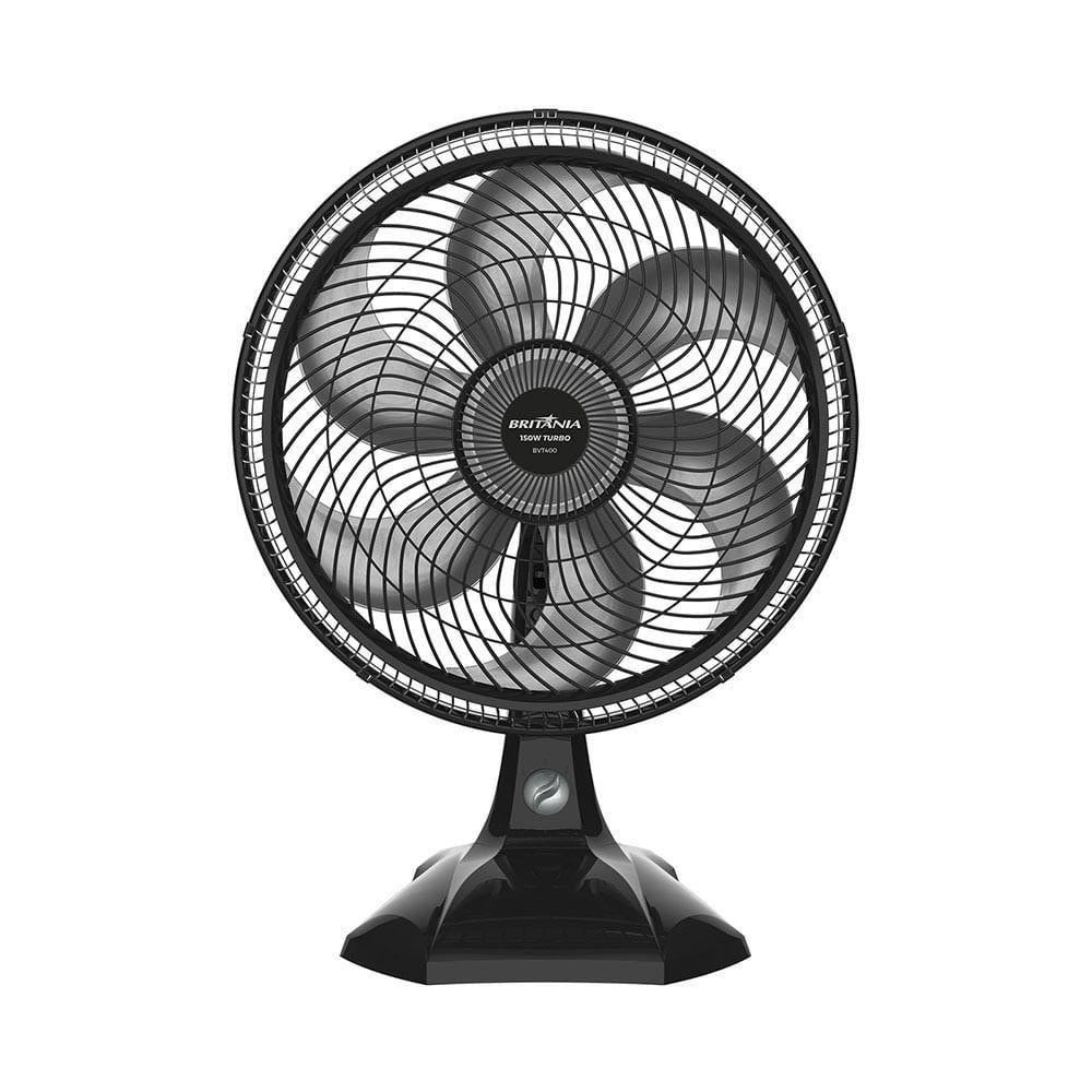 Imagem do Ventilador 2 Em 1 Mesa Parede Britania 40cm Bvt400 Maxx Force Turbo Preto 110v