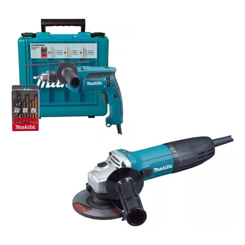 Imagem do Esmerilhadeira Ga4530 Furadeira Hp1640kx1 220v Makita