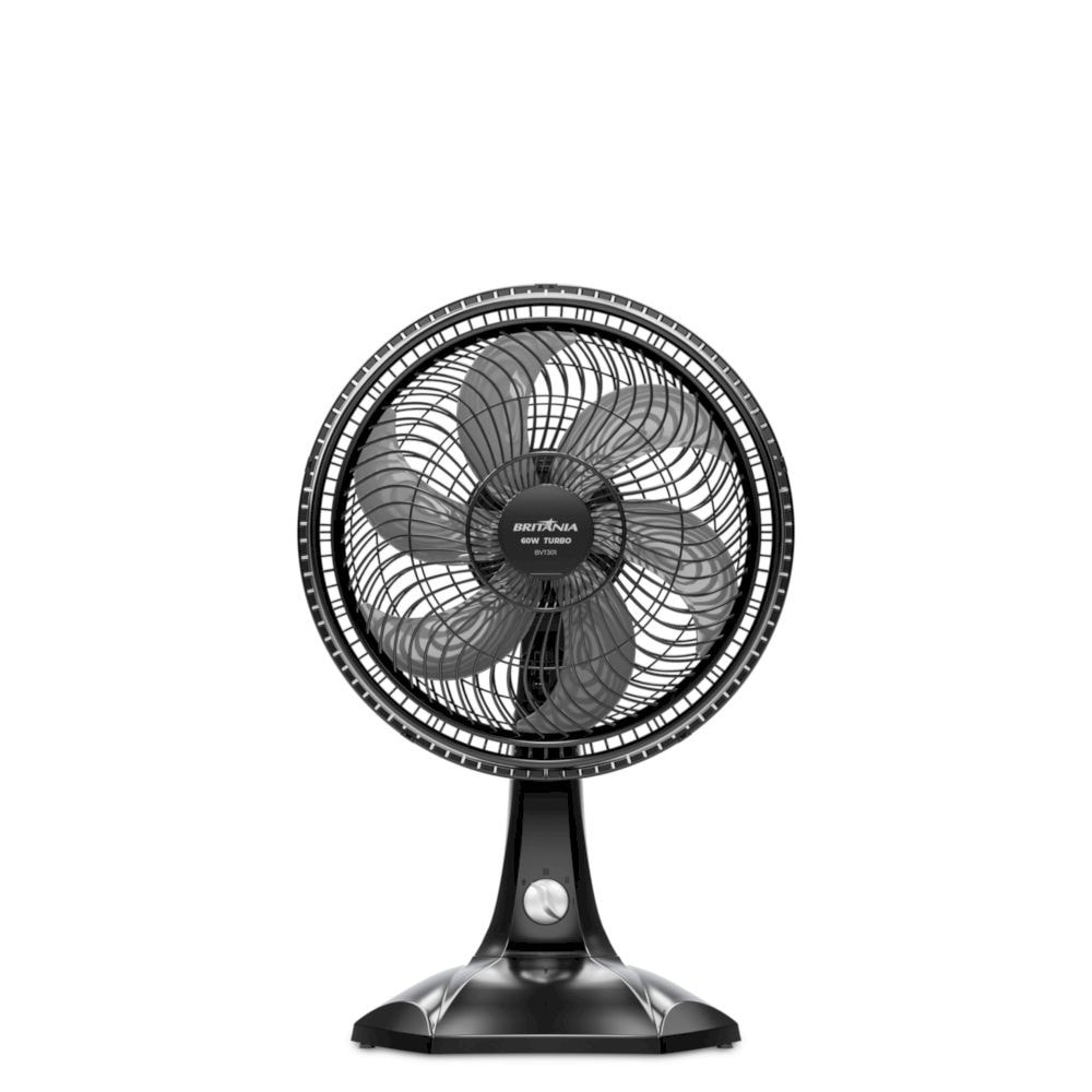 Imagem do Ventilador De Mesa Britania Bvt301 60w Maxx Force Preto 127v