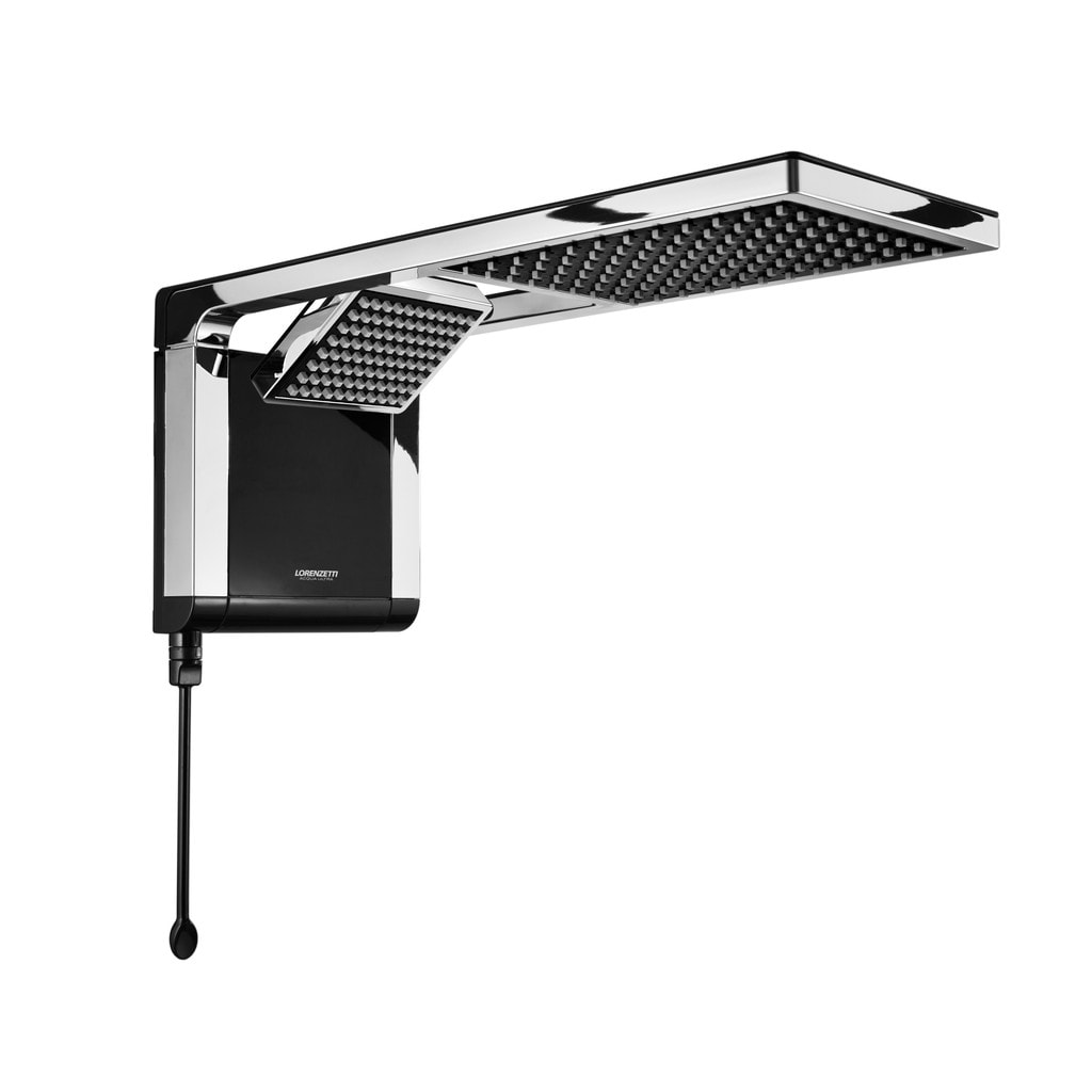 Imagem do Chuveiro Eletrico Ducha Acqua Duo Ultra Preto Cromado 220v 7800w 6800w Lorenzetti