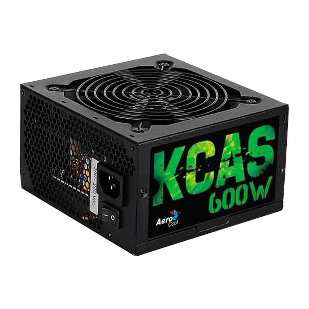 Imagem do Fonte Gamer Atx Aerocool Kcas 600w 80 Plus Full Range Apfc